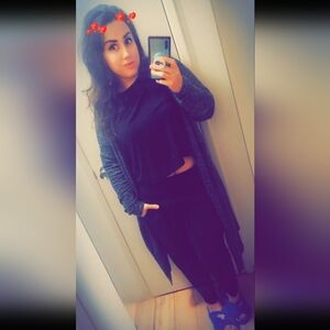 🖤🩶EUC Enti "Snow❄️ Leopard🐆 Cardi" Black🖤 Gray🩶Soft Fleecey Cozy🥰Sz Large